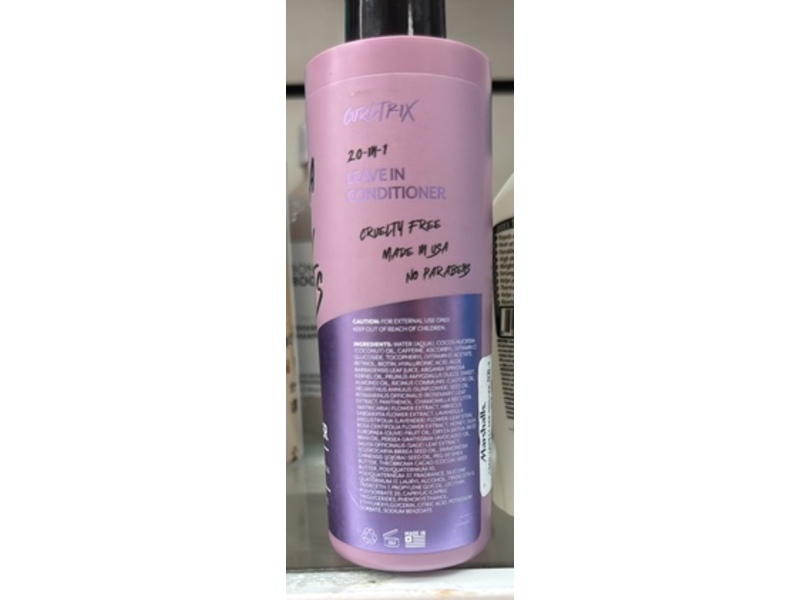 Curltrix What A Curl Wants 20 In 1 Leave In Conditioner, Hibiscus + Coconut Oil, 8 fl oz/240 mL