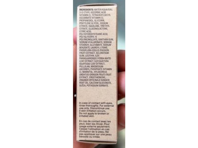 Youth To The People Facial Serum, 15% Vitamin C+ Clean Caffeine Energy, 0.10 fl oz/3 mL