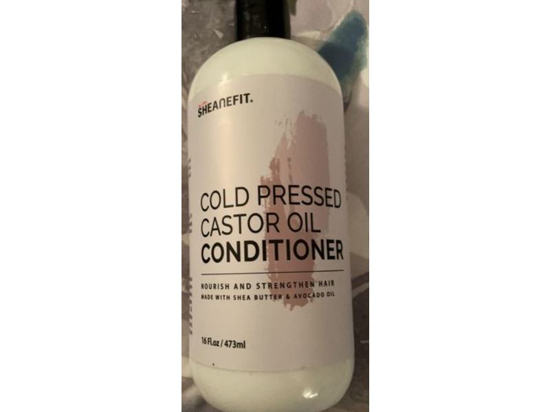 Sheanefit Cold Pressed Castor Conditioner, 16 fl oz/473 mL