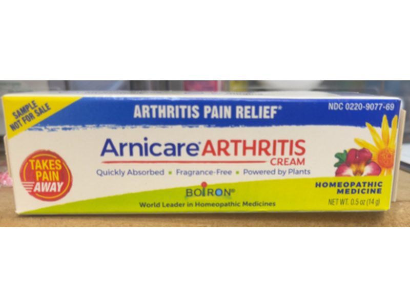 Boiron Arnicare Arthritis Pain Relief Cream, 0.5 oz/14 g