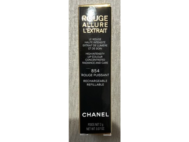 Chanel Rough Allure L'Extrait Lip Colour, 854 Rouge Puissant, 0.07 oz/2 g