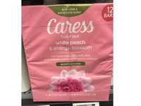 Caress Daily Silk Soaps, White Peach & Orange Blossom, 3.75 oz/106 g, 12 Count, Pack Of 3 - Image 3