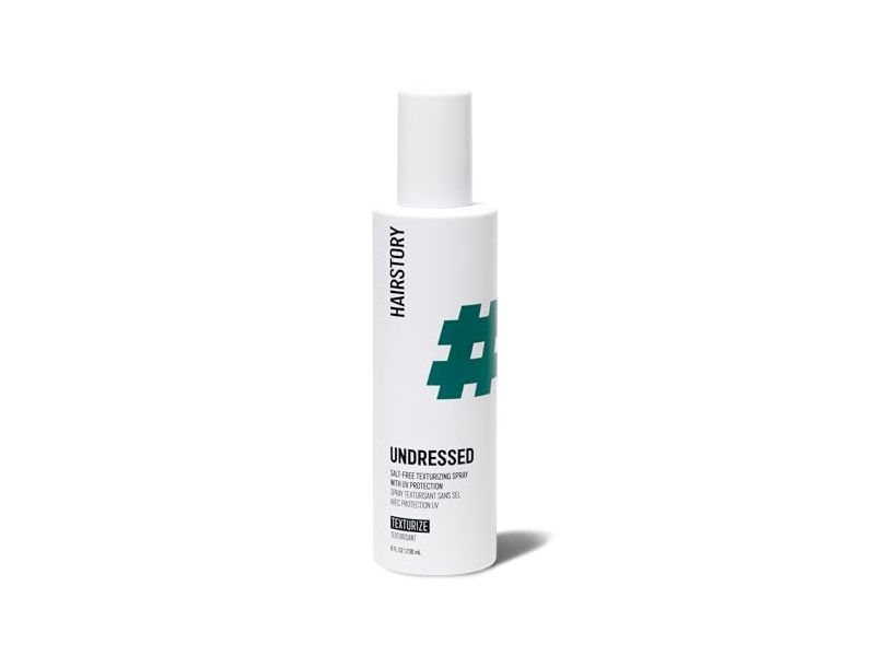 Hairstory Undressed Salt Free Texturizing Spray, 8 fl oz/236 mL