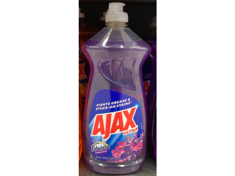 Ajax Ultra Dish Liquid, Fabuloso Lavender Scent, 28 fl oz/828 mL