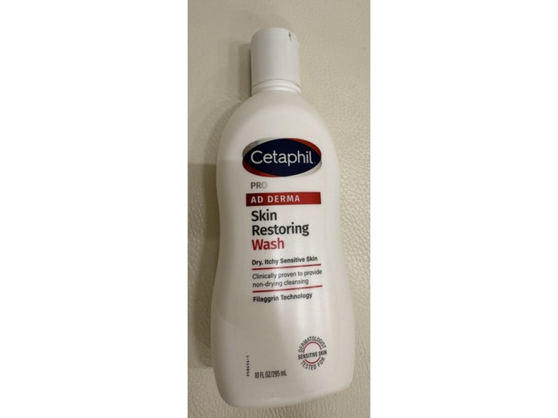 Cetaphil Ad Derma Skin Restoring Wash, 10 fl oz/295 mL
