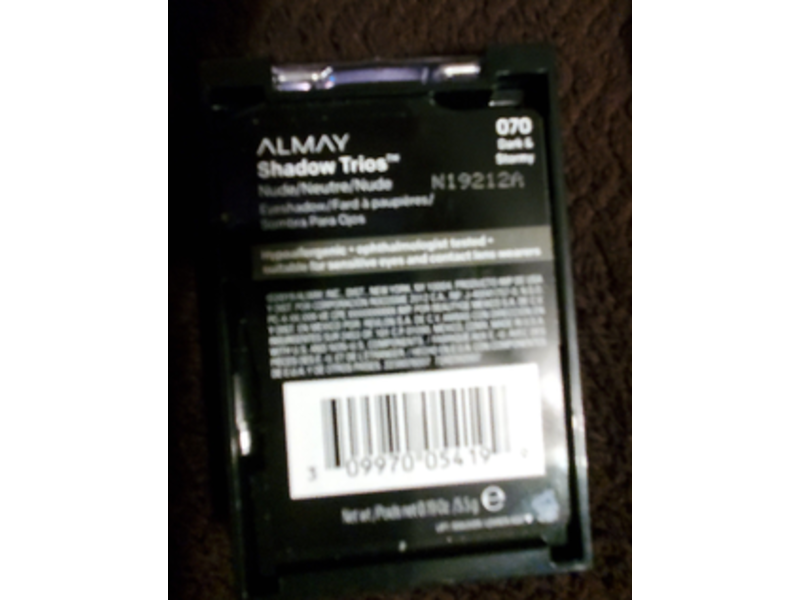 Almay Shadow Trios, 070 Dark & Stormy, 0.19 oz