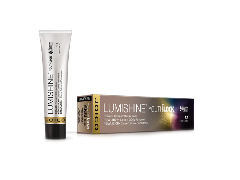 Joico Lumishine Youth Lock Repair+ Permanent Cream Color, 6NNA, 2.5 fl oz/74 mL