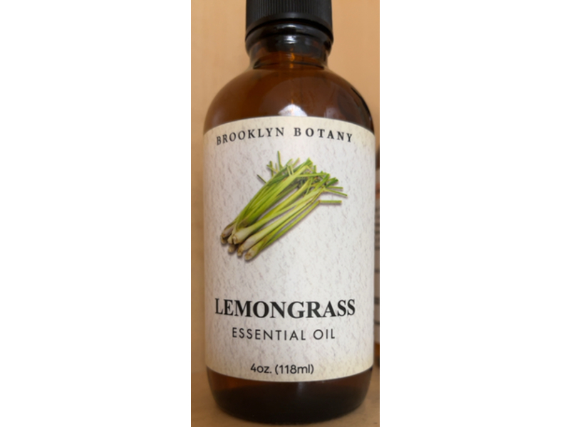Brooklyn Botany Essential Oil, Lemongrass, 4 oz/118 mL