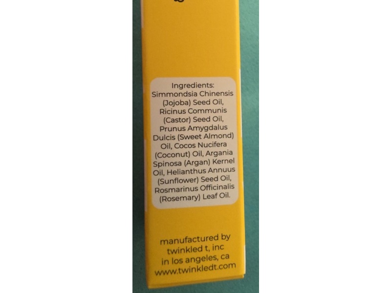 Twinkled T Nail Honey Organic Cuticle Oil Pen, 0.07 oz/2 mL