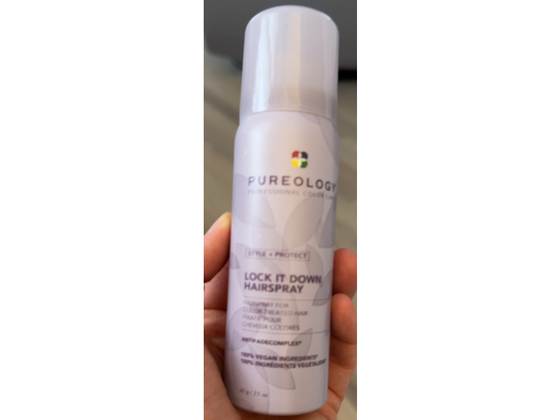 Pureology Style + Protect Lock It Down Hairspray, 2.1 oz/60 g