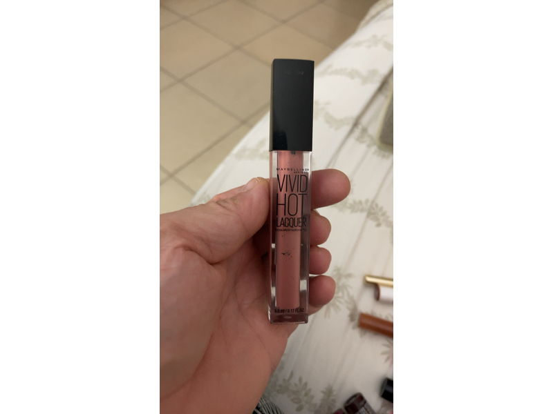 Maybelline New York Vivid Hot Lacquer Lip Gloss, Charmer, 0.17 fl oz/5 mL