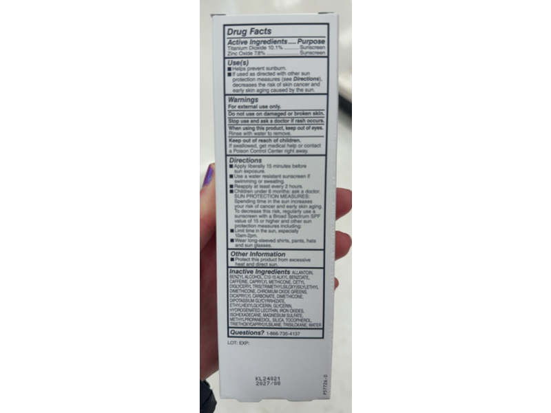 Cetaphil Everyday Sunscreen Tinted Face Lotion, SPF 40, Tinted, 1.7 fl oz/50 mL