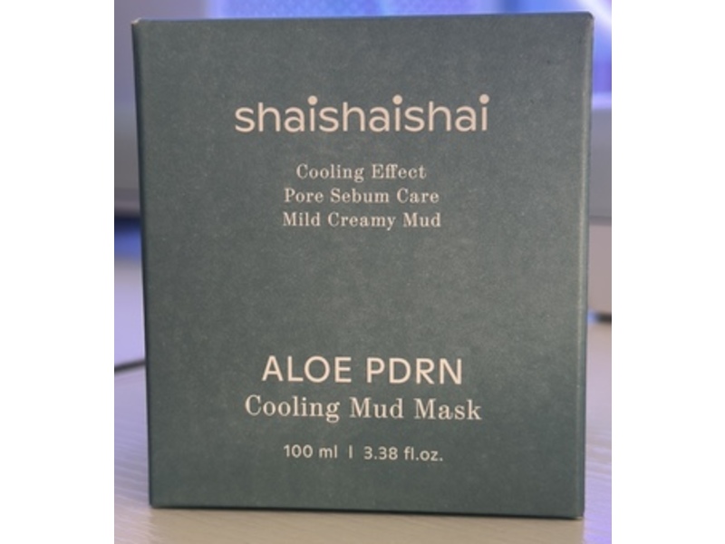 Shaishaishai Cooling Mud Mask, Aloe PDRN, 3.38 fl oz/100 mL
