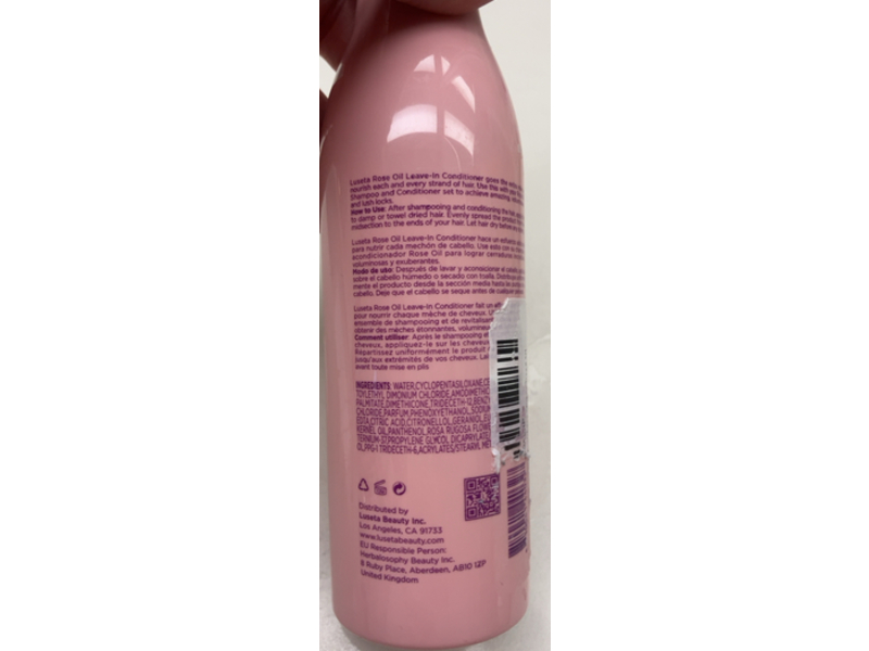 Luseta Rose Oil Leave In Conditioner, 8.5 fl oz/251 mL