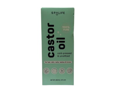 Spa Life 100% Pure Castor Oil, 8 fl oz/250 mL