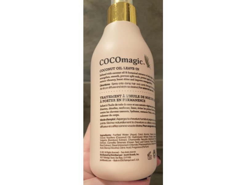 Cocomagic 10-In-1 Leave-In Treatment, Coconut Oil, 8.0 fl oz/236 mL