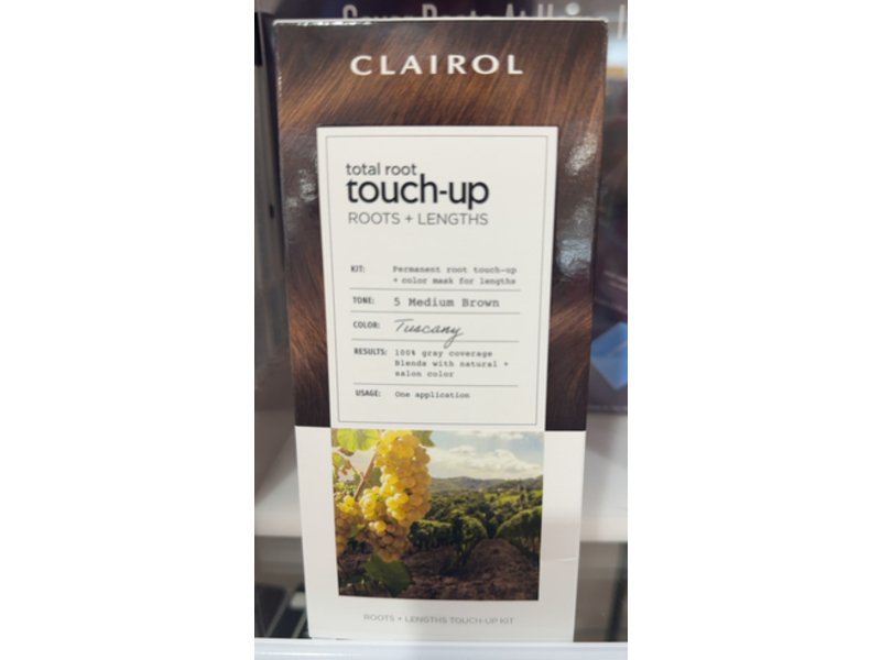 Clairol Root + Lengths Total Root Touch-Up, 5 Medium Brown- Tuscany 1 Application