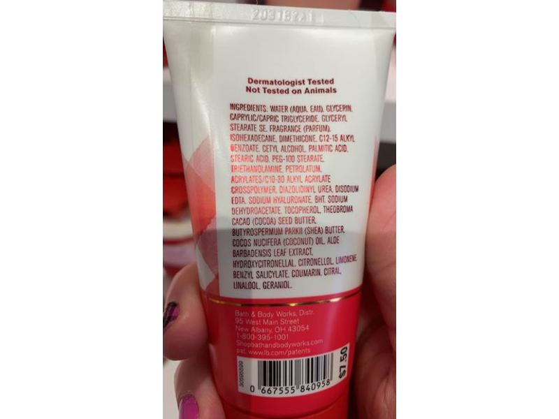 Bath & Body Works Gingham Love Ultimate Hydration Body Cream, Hyaluronic Acid, 2.5 fl oz/70 g