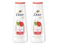Dove Renewing Micro Moisture Body Wash, Strawberry + Kiwi, 20 fl oz, Pack Of 2 - thumbnail 1