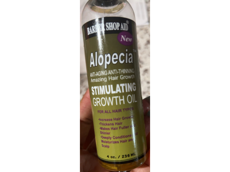 Barber Shop Aid Alopecia Stimulating Growth Oil, 4 oz/236 mL
