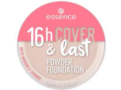 Essence Cover & Last Powder Foundation, 07 Natural Suede, 0.28 oz/8 g