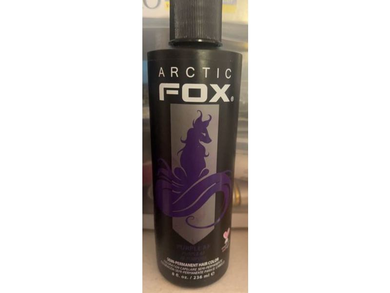 Arctic Fox Semi Permanent Hair Color Dye, Purple Af, 8 fl oz/236 mL