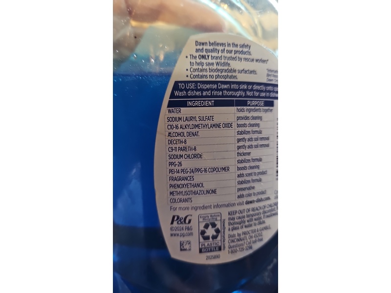 Dawn Ultra Dishwashing Liquid, Original, 30.8 fl oz/910 mL