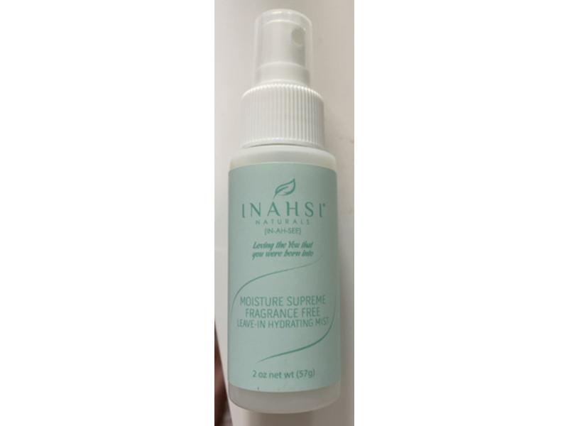 Inahsi Moisture Supreme Leave In Hydrating Mist, 2 oz/57 g