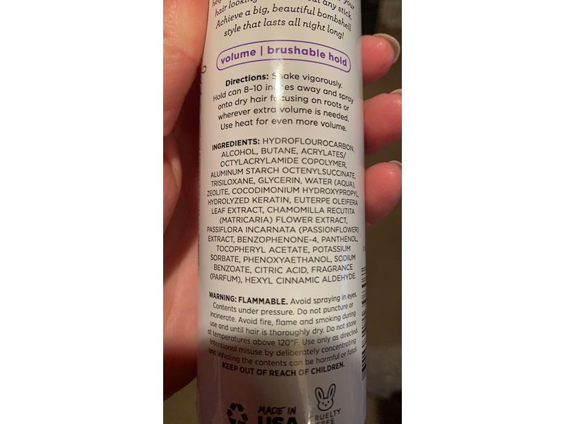 Not Your Mother's Plump For Joy Thickening Dry Finish Spray, 5 oz/141 g