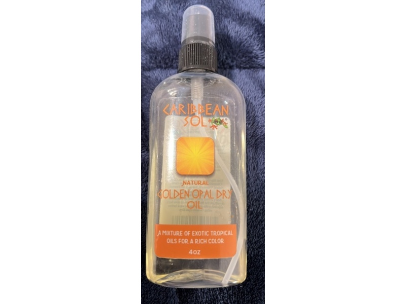 Caribbean Sol Natural Golden Opal Dry Oil, 4 oz