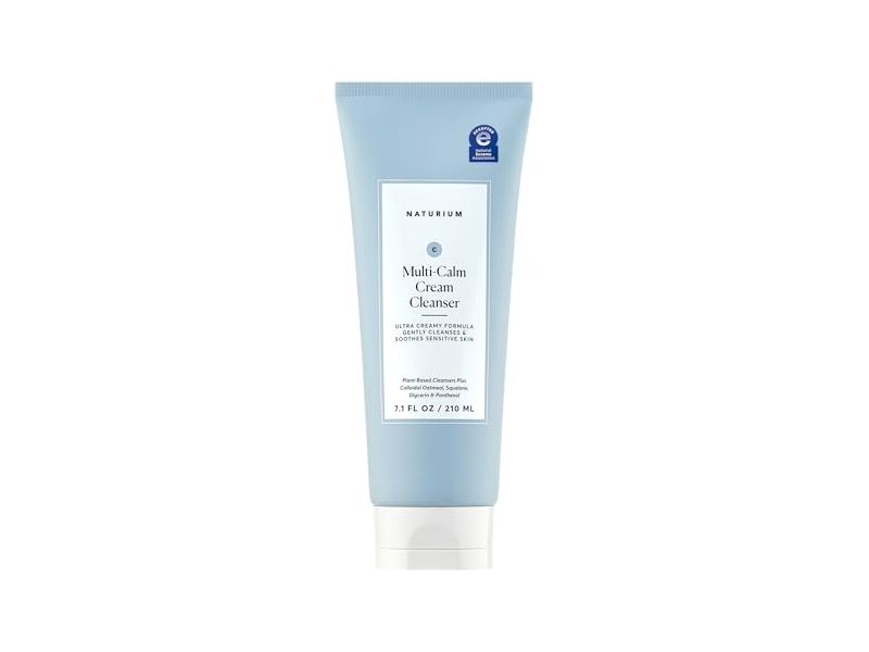 Naturium Multi-Calm Cream Cleanser, 7.1 fl oz/210 mL
