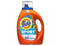 Tide Ultra Sport Liquid Laundry Detergent, 65 Loads, 92 fl oz/2.72 L - Image 2