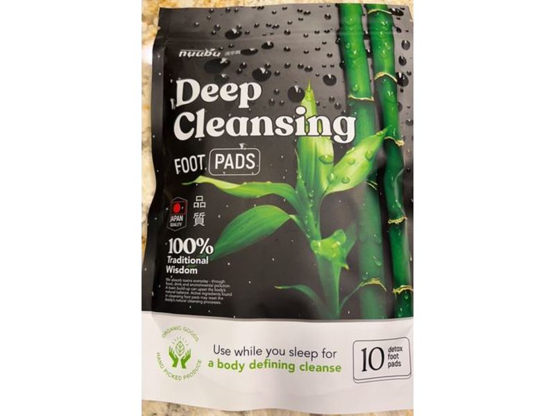 Nuubu Deep Cleansing Foot Pads, 10 Counts