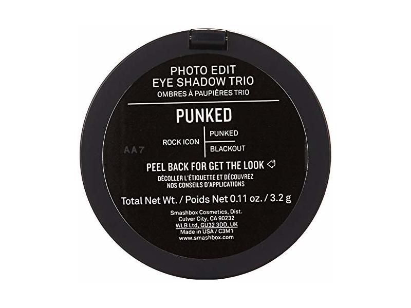 Smashbox Photo Edit Eye Shadow Trio, Punked, 0.11 oz/3.2 g