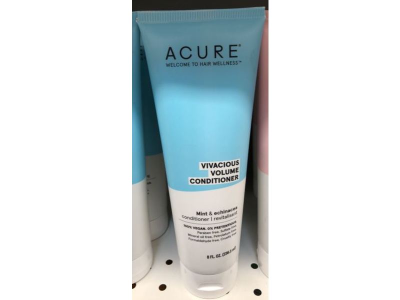 Acure Vivacious Volume Conditioner, Mint & Echinacea, 8 fl oz/236.5 ml