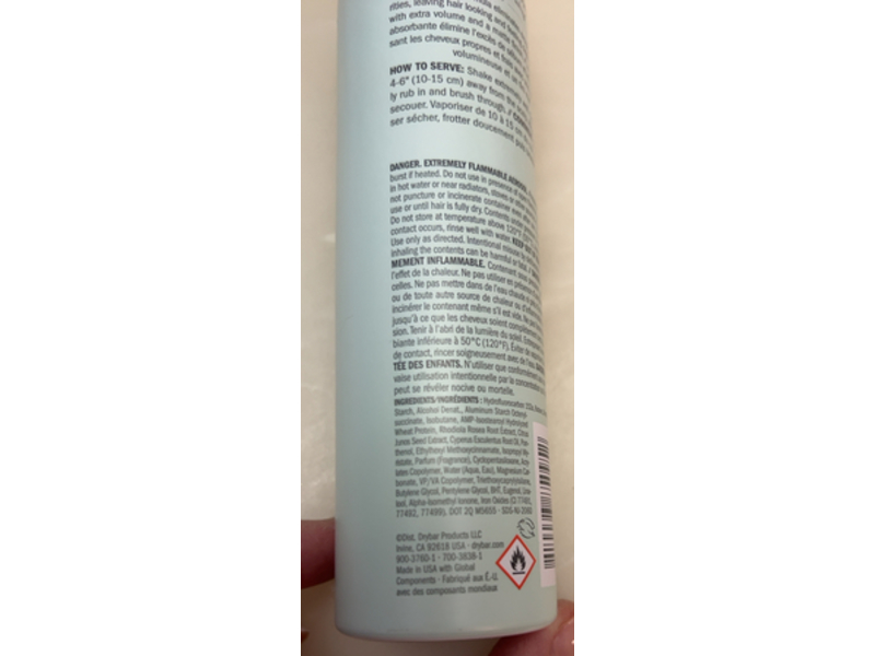 Drybar Detox Dry Shampoo, Original Scent, 3.8 oz/108 g