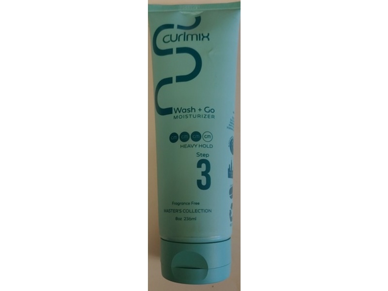 Curlmix Wash + Go Moisturizer, Heavy Hold, Fragrance Free, 8 oz/236 mL