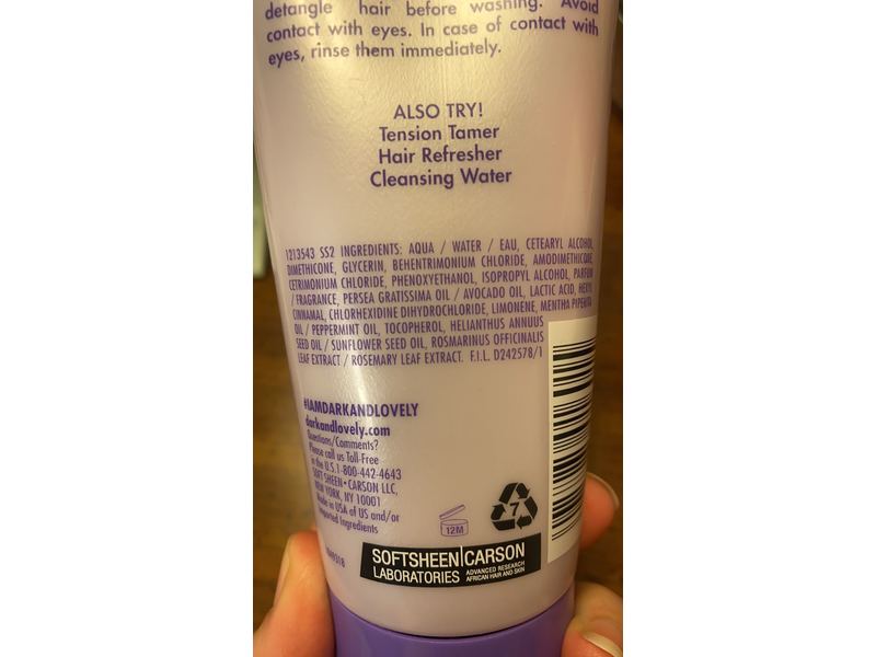 Dark & Lovely For Protective Styles Detangling Cream, 6.8 fl oz/200 mL