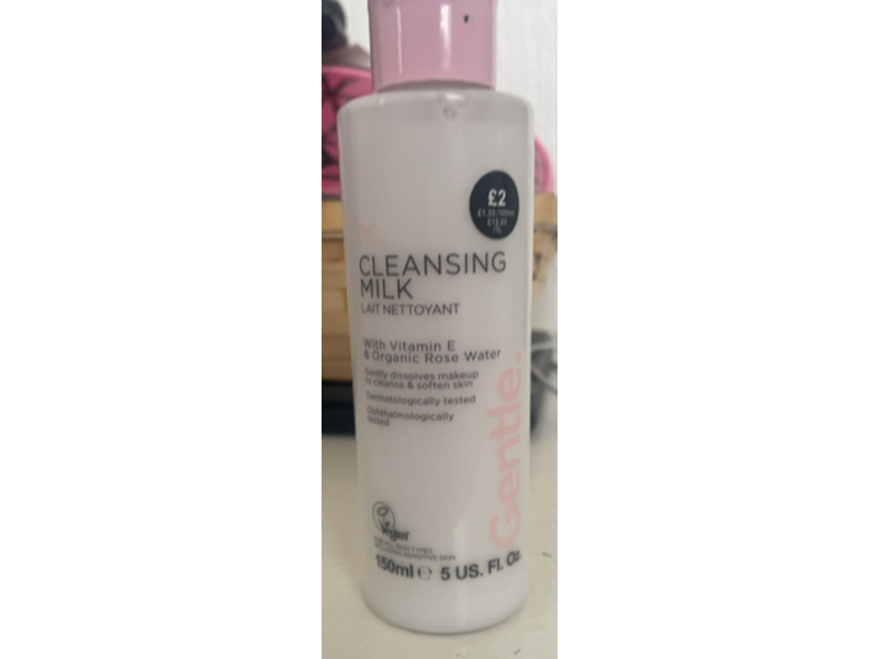 PS... Cleansing Milk, Vitamin E & Organic Rose Water, 5 fl oz/150 mL