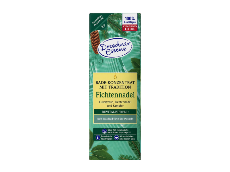 Dresdner Essenz Bath Concentrate Pine Needle, Eucalyptus & Camphor, 125 mL