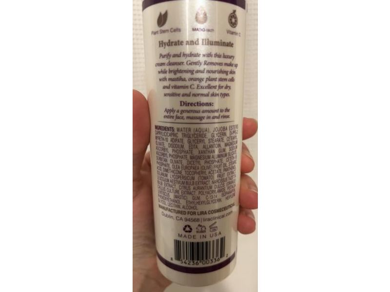 Lira Clinical Mystiq iLuminating Cleanser, 6 fl oz/177 mL