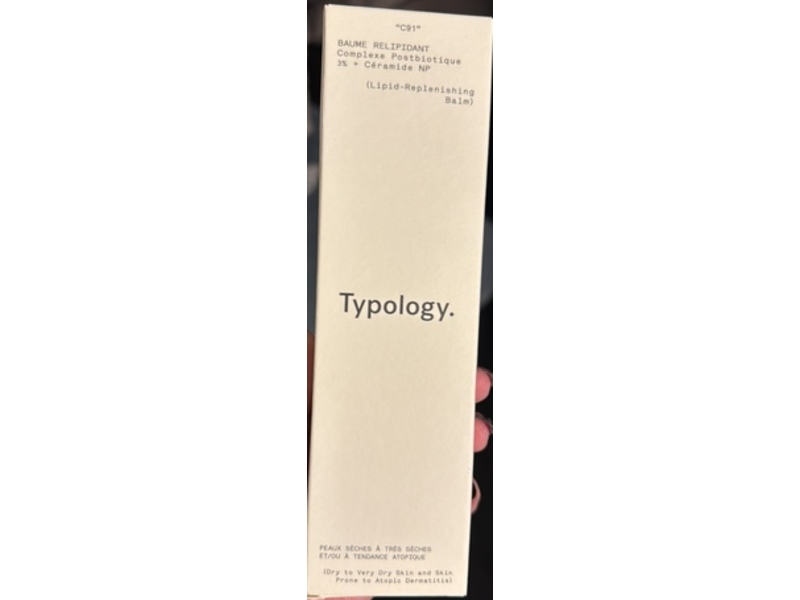 Typology C91 Lipid Replenishing Balm, 3% + Ceramide NP, 4.39 fl oz/130 mL