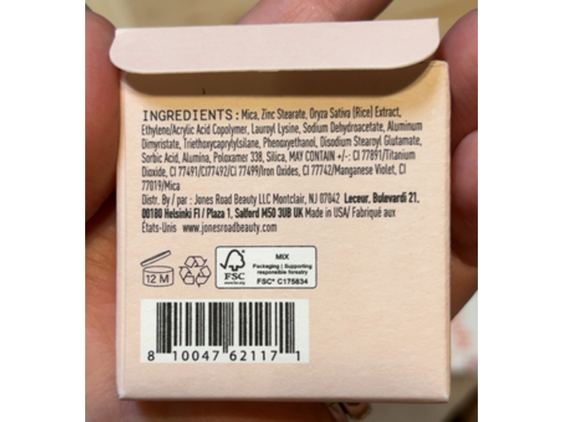 Jones Road The Best Eyeshadow, Smokey Grey, 0.10 oz/3.0 g