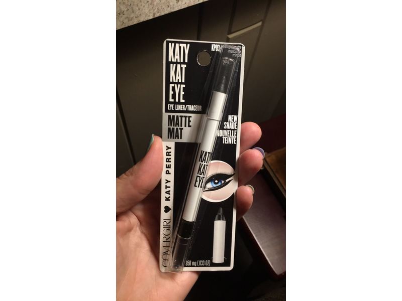 CoverGirl Katy Perry Kat Eye Liner, KP03 Midnight Matte, 0.33 oz/950 mg