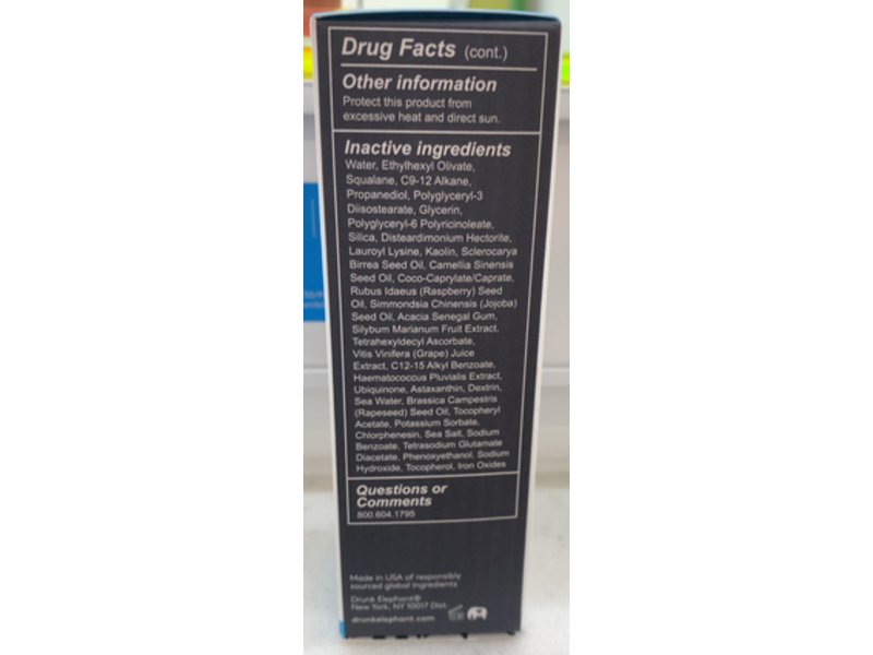 Drunk Elephant Umbra Sheer Mineral Cream, SPF 30 PA+++, 2 fl oz/60 mL