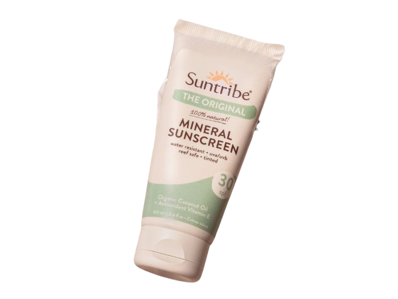Suntribe Natural Mineral Sunscreen, SPF 30, 3.4 fl oz/100 mL