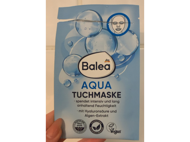 Balea Aqua Tuchmaske, 1 Count