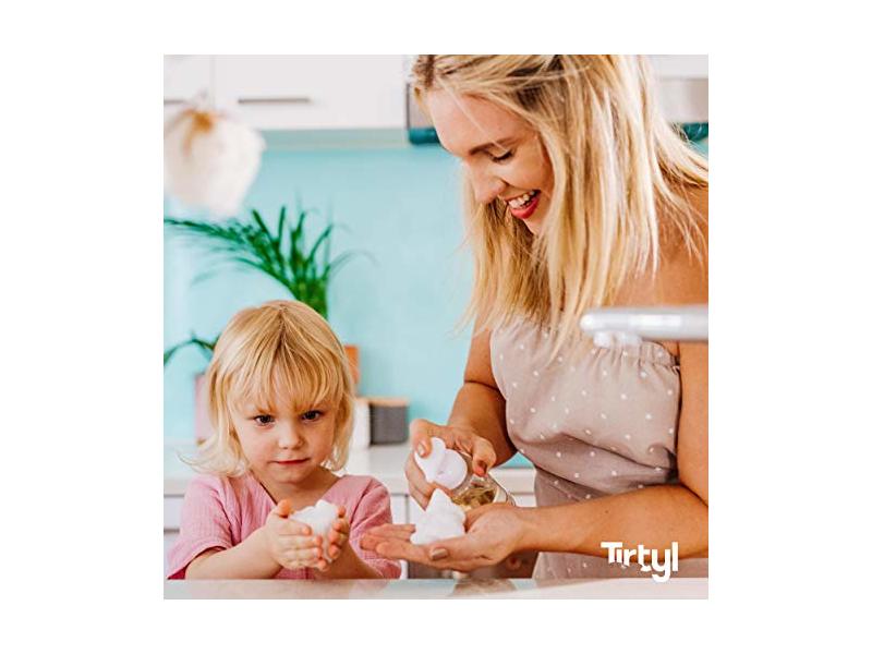 Tirtyl Foaming Hand Soap, Coconut & Vanilla, 3.4 oz/96 g, Pack Of 12
