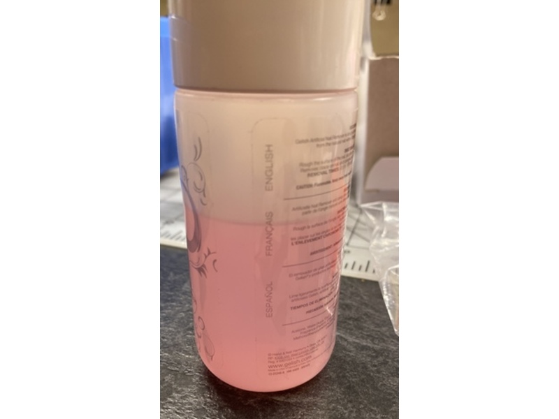 Gelish Artificial Nail Gel Polish Remover, 4 fl oz/120 mL