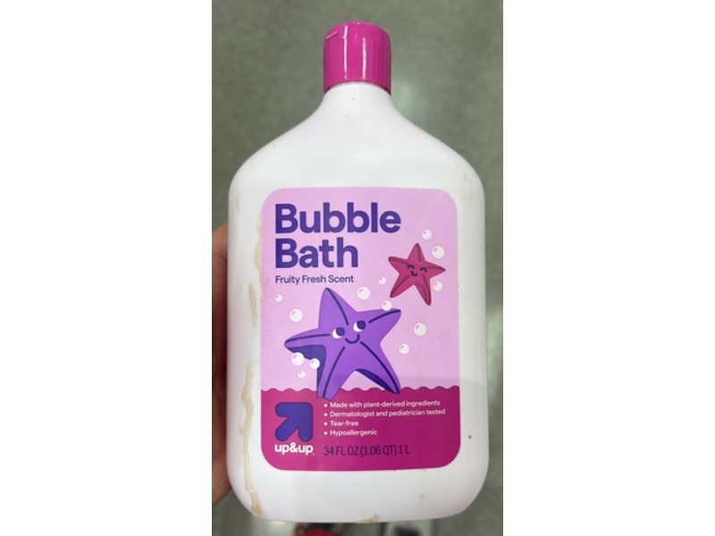 Up & Up Bubble Bath, Fruity Fresh Scent, 34 fl oz/1 L